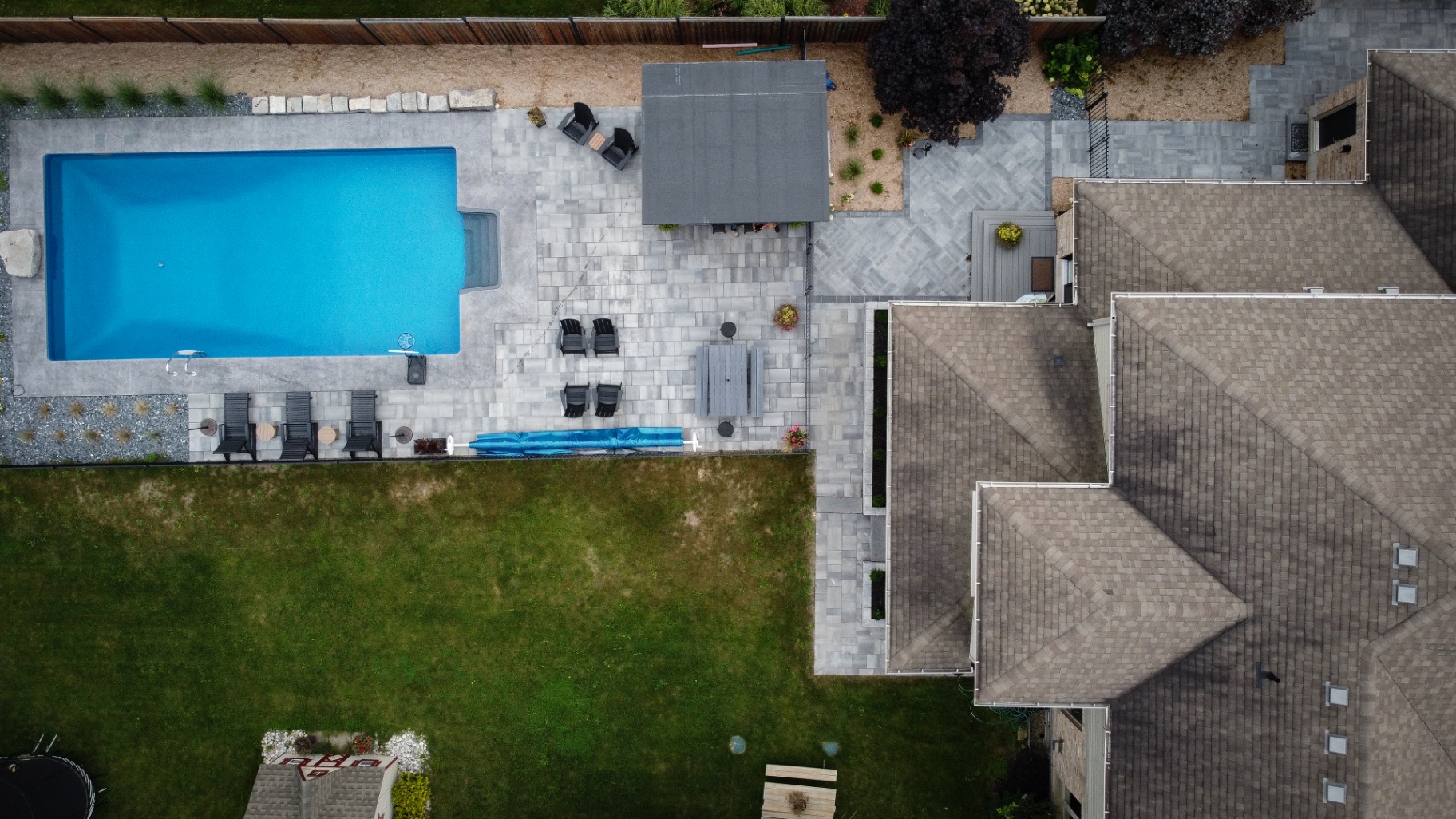 Fenced Backyard Pool & Patio — photo 2