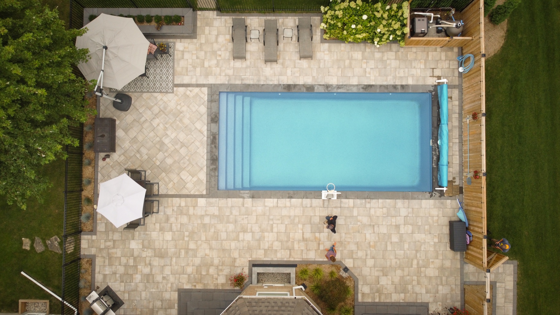 Fenced Backyard Pool & Patio — photo 3